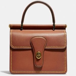 Coach Willis Top Handle 18 - Saddle (79154) - NWT